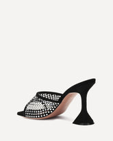 Lupita Crystal Sandals - BLACK | Base Blu