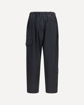 Pantaloni sportivi affusolati in twill - NERO | Base Blu
