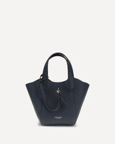 Borsa a Mano in pelle granata mini - BLU | Base Blu