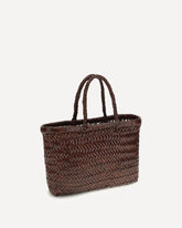 Bamboo Triple Jump Small Handbag - BROWN | Base Blu