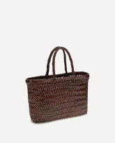 Bamboo Triple Jump Small Handbag - BROWN | Base Blu