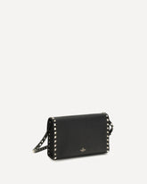 Small Rockstud crossbody Bag - BLACK | Base Blu
