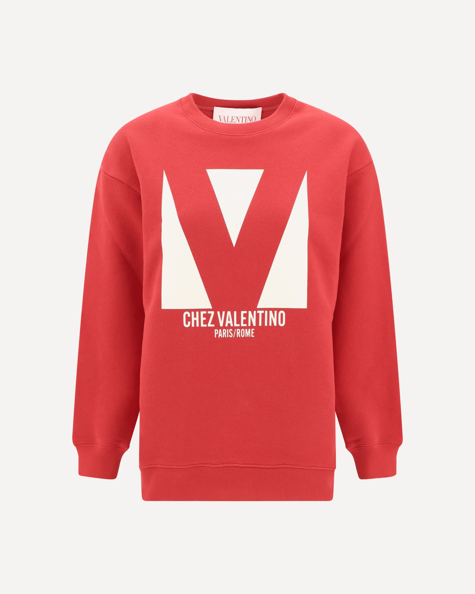 VALENTINO Maxi logo Sweatshirt RED | Base Blu