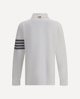 Long sleeve Polo Sweater - WHITE | Base Blu
