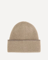 Gros Grain Ribbed Beanie - BEIGE | Base Blu