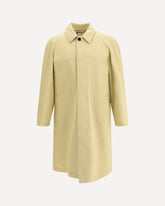 Long cotton car Coat - BEIGE | Base Blu