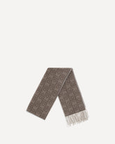 Monogram Scarf - BROWN | Base Blu