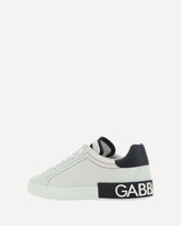 Leather Sneakers - WHITE | Base Blu