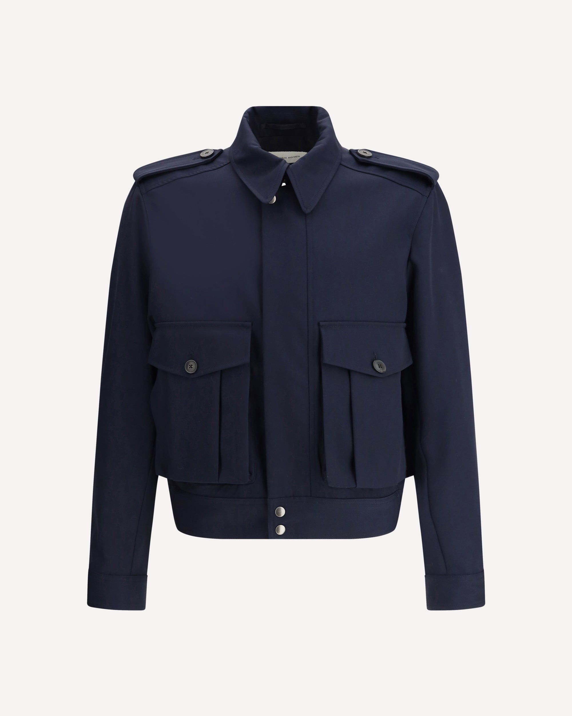 DRIES VAN NOTEN Vleo epaulet Jacket BLUE | Base Blu