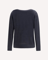 V-neck cashmere-blend Sweater - GREY | Base Blu