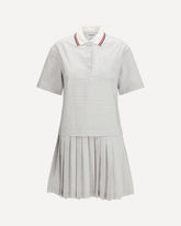 Cotton polo Dress - GREY | Base Blu