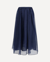 Visino Skirt in organza - BLUE | Base Blu