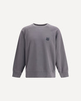 Fox Head oversize Sweatshirt - GREY | Base Blu