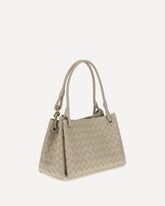Intrecciato Shoulder Bag - BEIGE | Base Blu