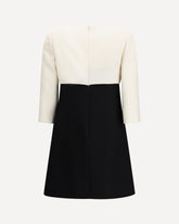 Short Crepe Couture Dress - BLACK | Base Blu