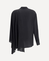 Silk Blouse - BLACK | Base Blu
