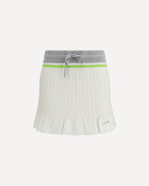 Tennis Mini Skirt - WHITE | Base Blu