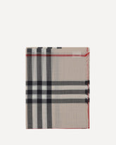 Silk and wool Scarf - BEIGE | Base Blu
