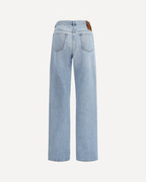 Cotton Five-Pocket Jeans - LIGHT BLUE | Base Blu