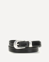 Leather Belt - BLACK | Base Blu