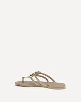 Logo rubber Sandals - GOLD | Base Blu