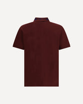 Polo con dettaglio a righe  - BORDEAUX | Base Blu