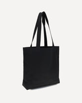 Fox canvas Tote Bag - BLACK | Base Blu