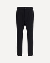 Trousers with an elasticated waistband - BLACK | Base Blu