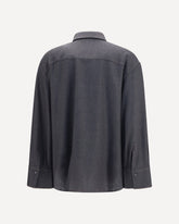 Virgin wool Shirt - GREY | Base Blu