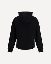 Cotton Hoodie with faded EKD - BLACK | Base Blu