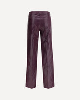 ‘Marty’ coated stretch denim Jeans - PURPLE | Base Blu