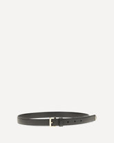 Saffiano leather Belt - BLACK | Base Blu
