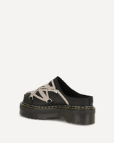 Quad Sole Megalace Mules - BLACK | Base Blu