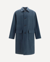 Cappotto lungo monopetto - VERDE | Base Blu