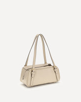 Lambsking Shoulder Bag - CREAM | Base Blu