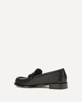 Leather Loafers - BLACK | Base Blu