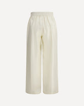 Silk wide leg Pants - CREAM | Base Blu