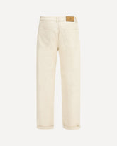 Jeans con piccolo risvolto - BIANCO | Base Blu