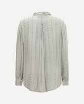 Caitlin Shirt with metal elements - GREY | Base Blu