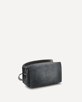Medium Le 7 Suede Shoulder Bag - BLUE | Base Blu