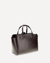 Borsa a Mano Flap media - NERO | Base Blu