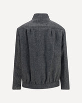 Coiba Herringbone wool blend Jacket - GREY | Base Blu