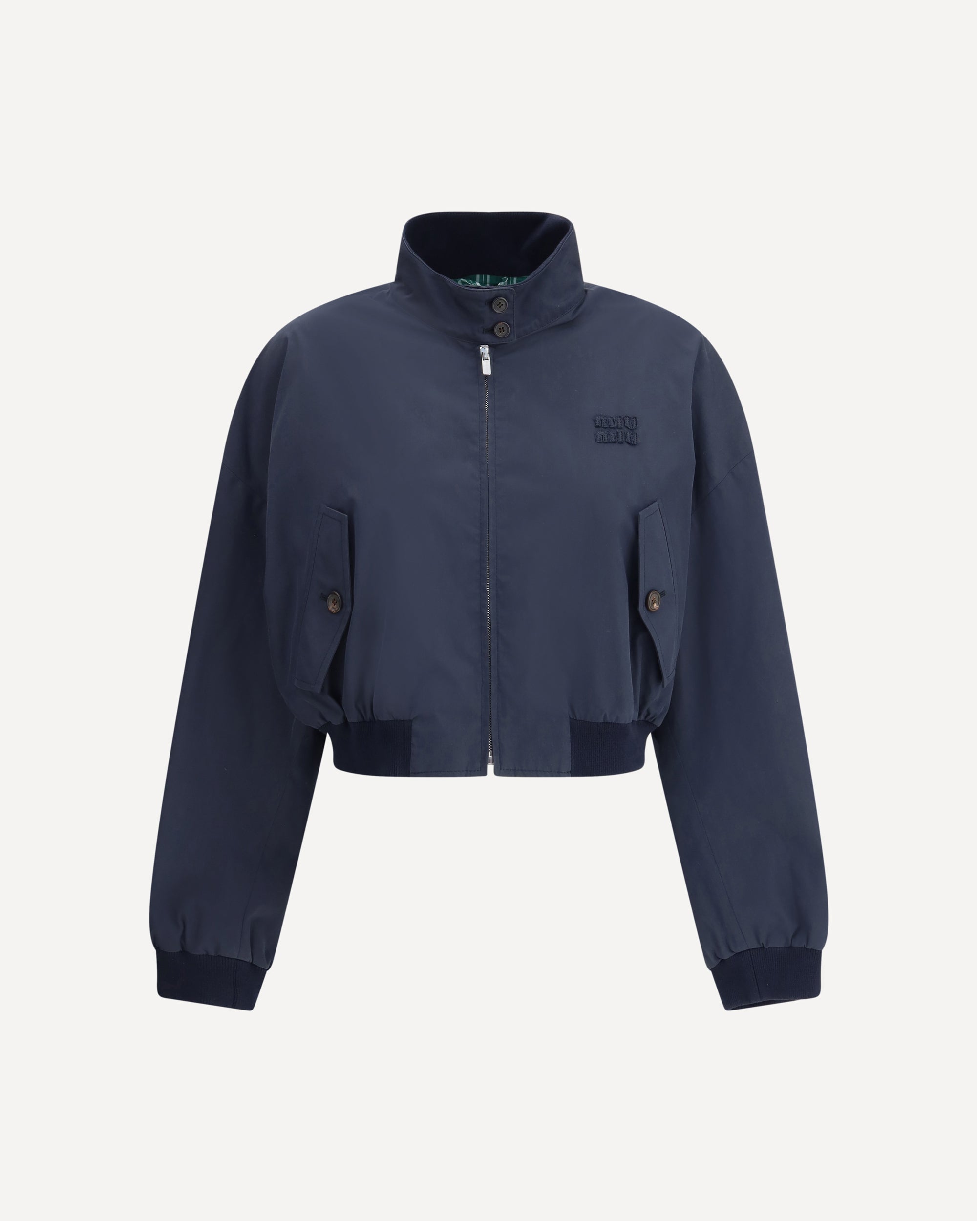 MIU MIU Bomber Jacket BLUE | Base Blu
