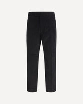 Pantaloni chino in velluto a costine - NERO | Base Blu