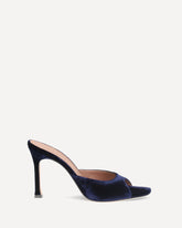 Alexa velvet Sandals - BLUE | Base Blu