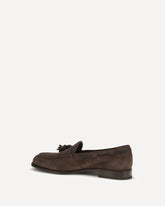 Suede tassel Loafers - BROWN | Base Blu