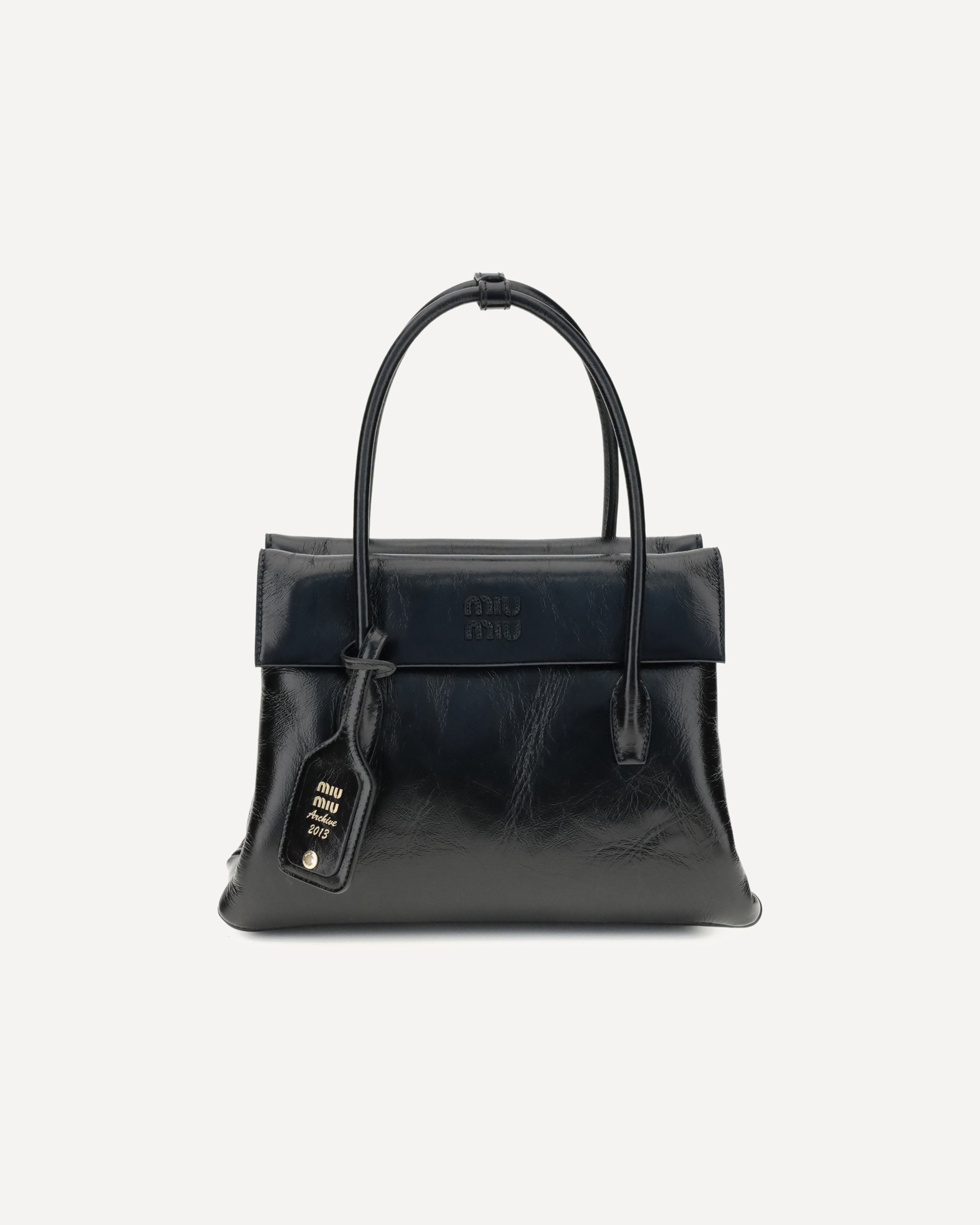 MIU MIU Solitaire Handbag BLACK | Base Blu