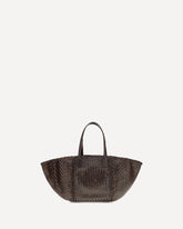 Teresa handwoven Tote Bag - BROWN | Base Blu