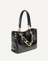 Small 1945 Tote Bag - BLACK | Base Blu