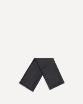 Scarf in wool and silk - BLACK | Base Blu